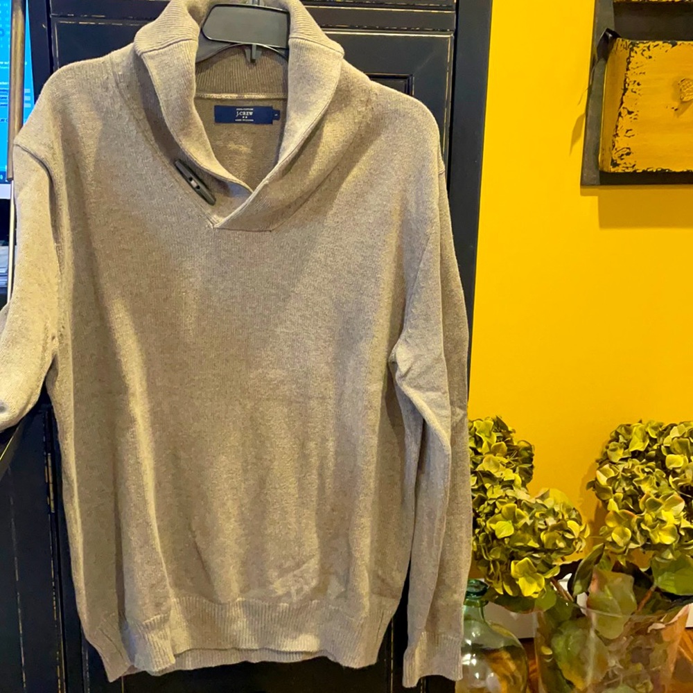 JCrew Men’s shawl collar sweater